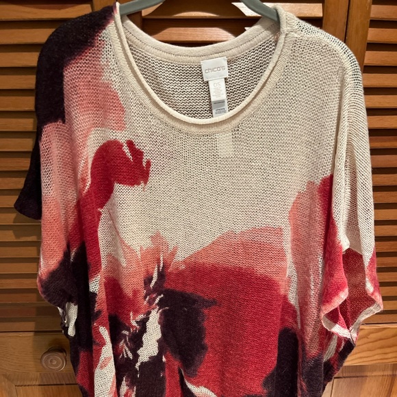 Chico's Tops - 09. WOMENS CHICO’S OSFM PONCHO TOP